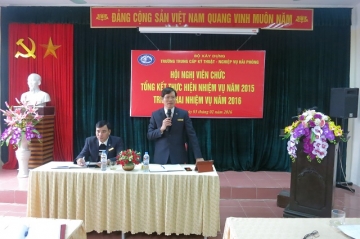Hội nghị viên chức tổng kết thực hiện nhiệm vụ năm 2015, triển khai kế hoạch nhiệm vụ năm 2016